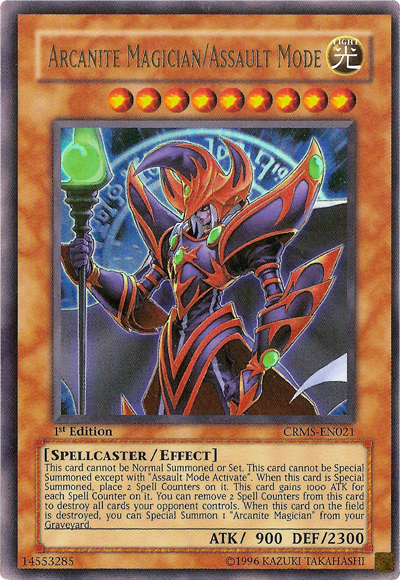 Arcanite Magician/Assault Mode [CRMS-EN021] Ultra Rare 