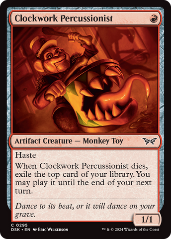 Clockwork Percussionist (0295) [Duskmorn: House of Horror] 