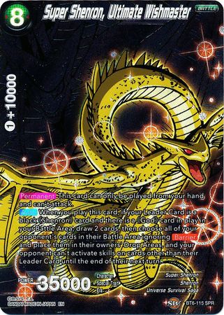 Super Shenron, Ultimate Wishmaster (SPR) (BT6-115) [Destroyer Kings] 