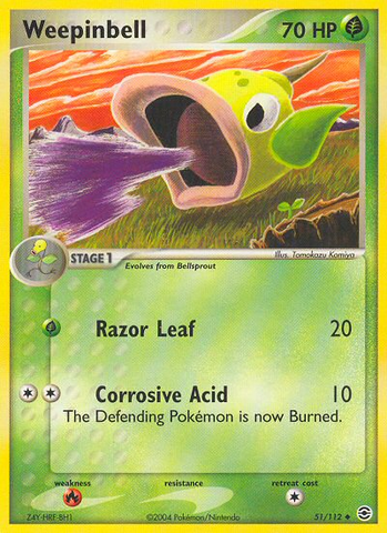 Weepinbell (51/112) [EX: FireRed &amp; LeafGreen] 