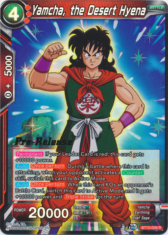 Yamcha, the Desert Hyena (BT10-009) [Rise of the Unison Warrior Prerelease Promos] 