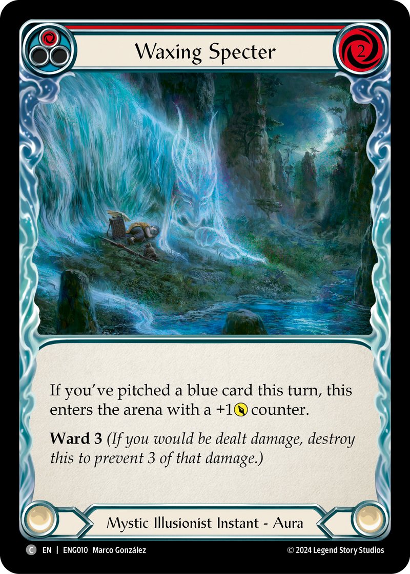 Waxing Specter [ENG010] (Part of the Mistveil Enigma Blitz Deck) 