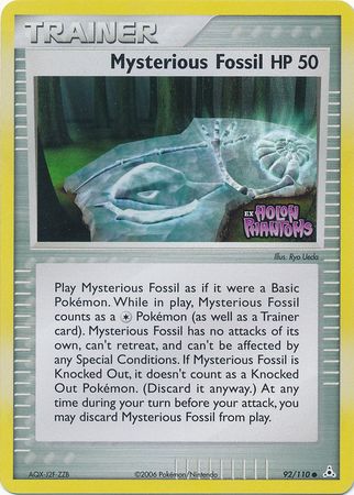 Mysterious Fossil (92/110) (Stamped) [EX: Holon Phantoms] 
