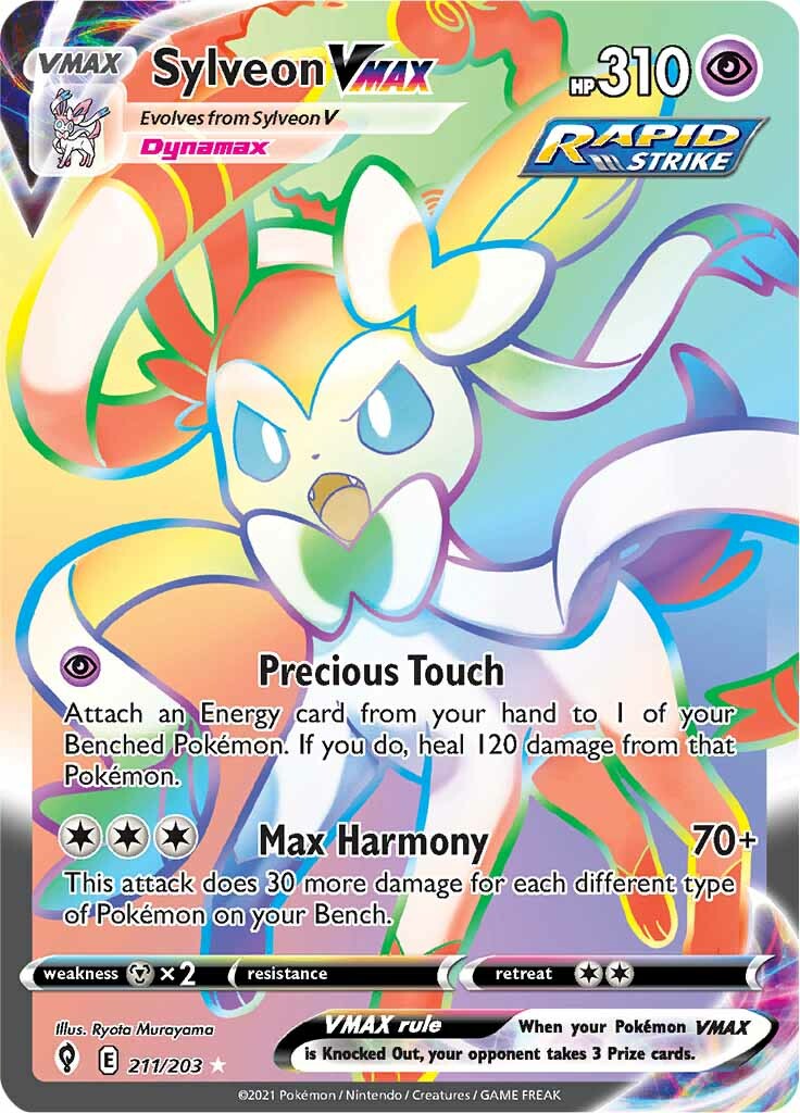 Sylveon VMAX (211/203) [Sword & Shield: Evolving Skies]