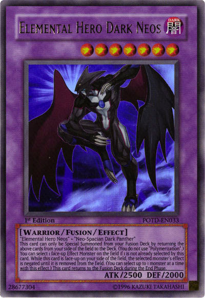 Elemental Hero Dark Neos [POTD-EN033] Ultra Rare 