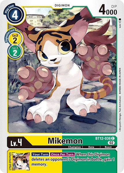 Mikemon [BT12-036] [Across Time] 