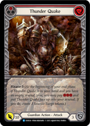 Thunder Quake (Red) [EVR024] (Everfest) 1st Edition Extended Art Rainbow Foil 