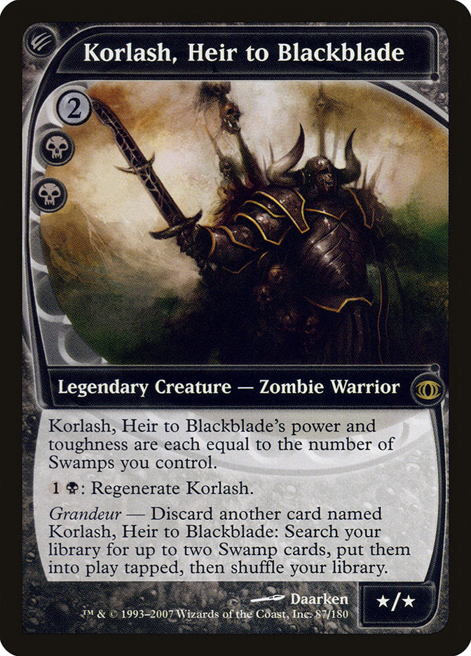 Korlash, Heir to Blackblade [Future Sight] 