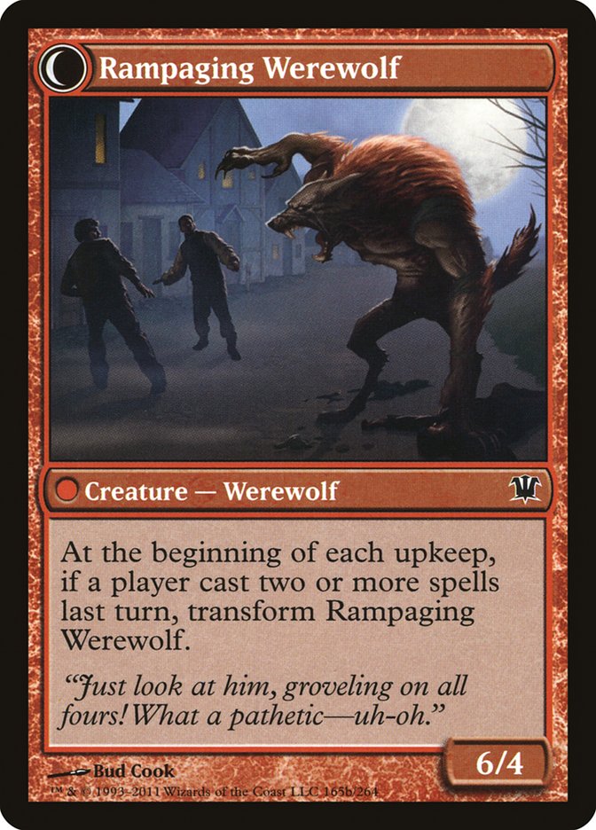 Tormented Pariah // Rampaging Werewolf [Innistrad] 