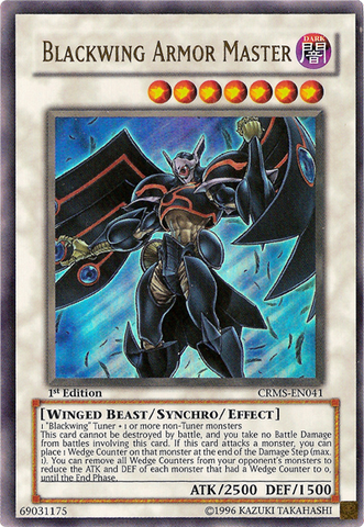 Blackwing Armor Master [CRMS-EN041] Ultra Rare 