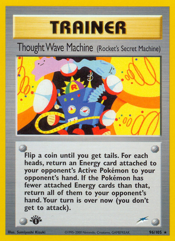 Thought Wave Machine (96/105) (Rocket's Secret Machine) [Neo Destiny 1st Edition] 