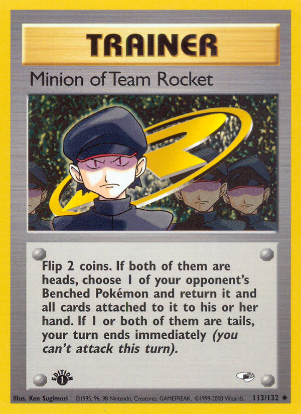 Minion of Team Rocket (113/132) [Gym Heroes 1st Edition] 
