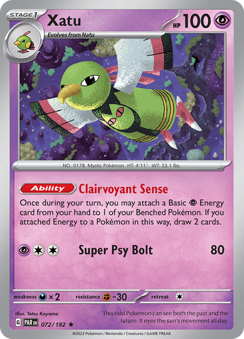 Xatu (072/182) [Scarlet &amp; Violet: Paradox Rift] 