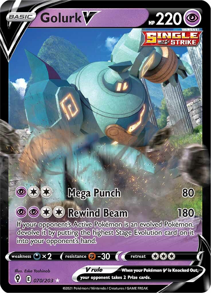 Golurk V (070/203) [Sword &amp; Shield: Evolving Skies] 