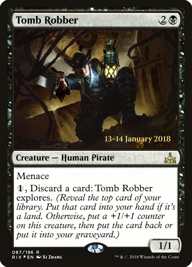Tomb Robber [Rivals of Ixalan Prerelease Promos] 