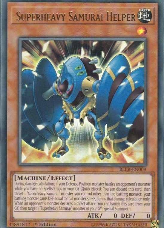 Superheavy Samurai Helper [BLLR-EN009] Ultra Rare 