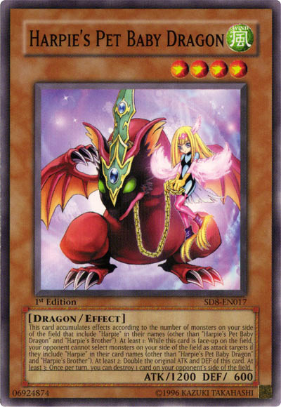 Harpie's Pet Baby Dragon [SD8-EN017] Common 