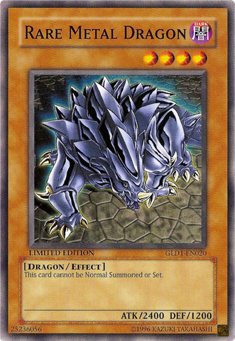 Rare Metal Dragon [GLD1-EN020] Common 