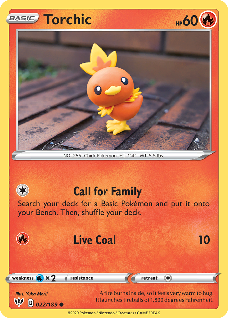 Torchic (022/189) [Sword & Shield: Darkness Ablaze]