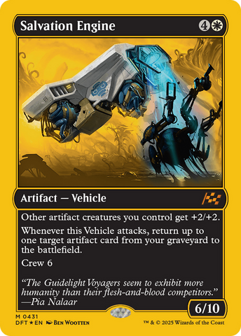 Salvation Engine (First-Place Foil) [Aetherdrift] 
