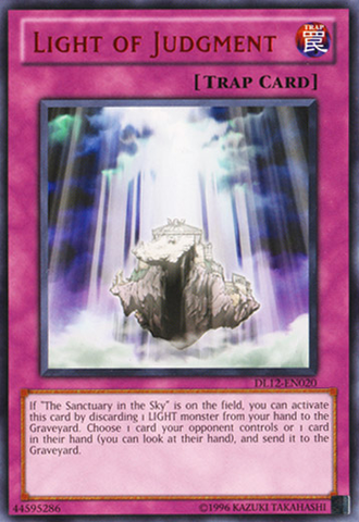 Light of Judgment (Red) [DL12-EN020] Rare 