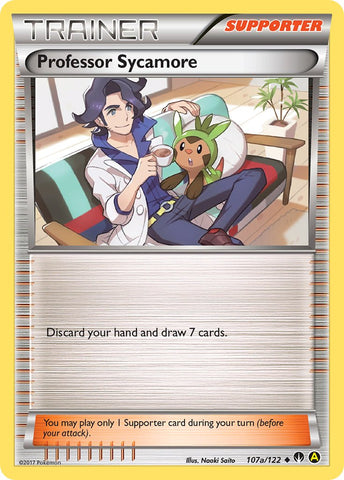 Professor Sycamore (107a/122) [Alternate Art Promos] 