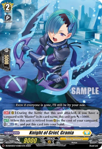Knight of Grief, Grania (BCS2022/VGS01EN) [Bushiroad Event Cards] 