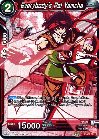 Everybody's Pal Yamcha (Alternate Art) (P-077) [Special Anniversary Set] 
