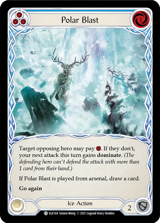 Polar Blast (Blue) [ELE168] (Tales of Aria) 1st Edition Rainbow Foil 