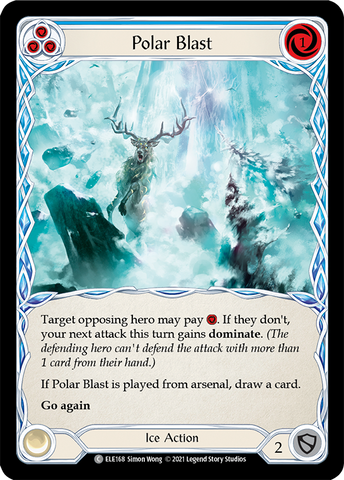 Polar Blast (Blue) [ELE168] (Tales of Aria) 1st Edition Normal 