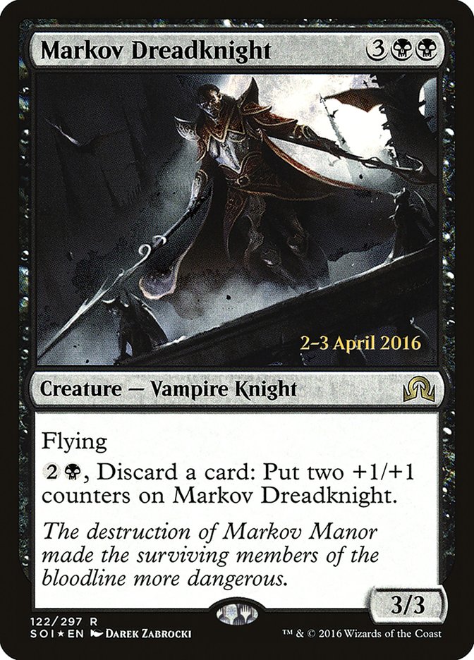 Markov Dreadknight [Shadows over Innistrad Prerelease Promos] 