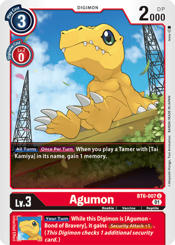 Agumon [BT6-007] [Double Diamond] 