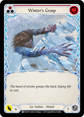 Winter's Grasp (Red) [ELE160] (Tales of Aria) 1st Edition Normal 