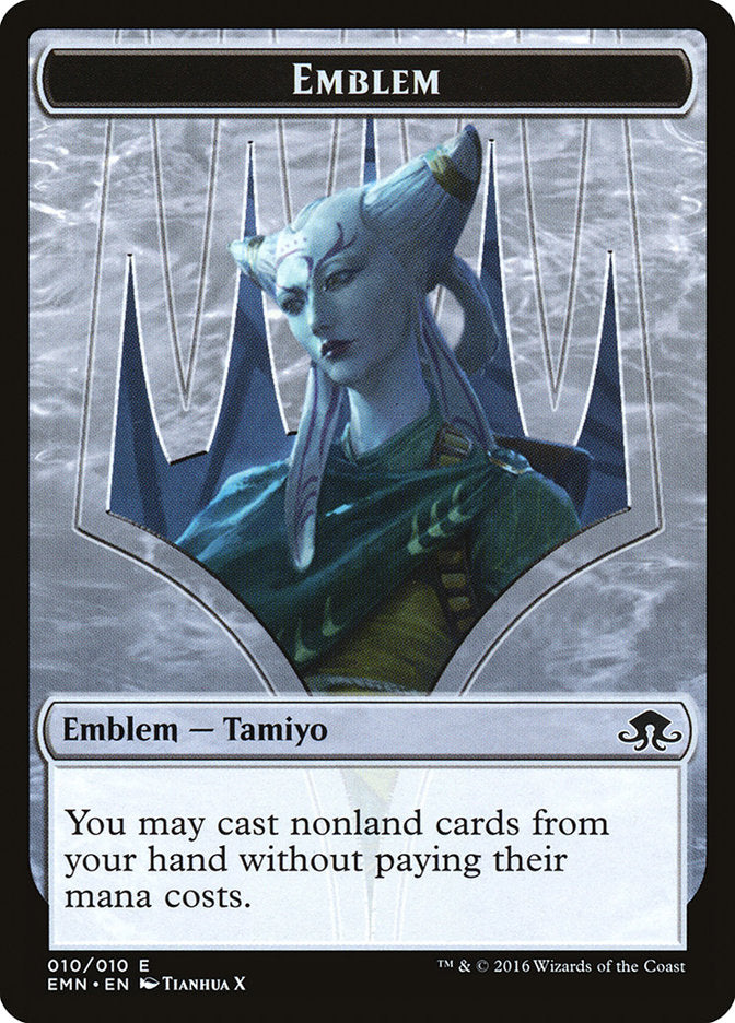 Tamiyo, Field Researcher Emblem [Eldritch Moon Tokens] 