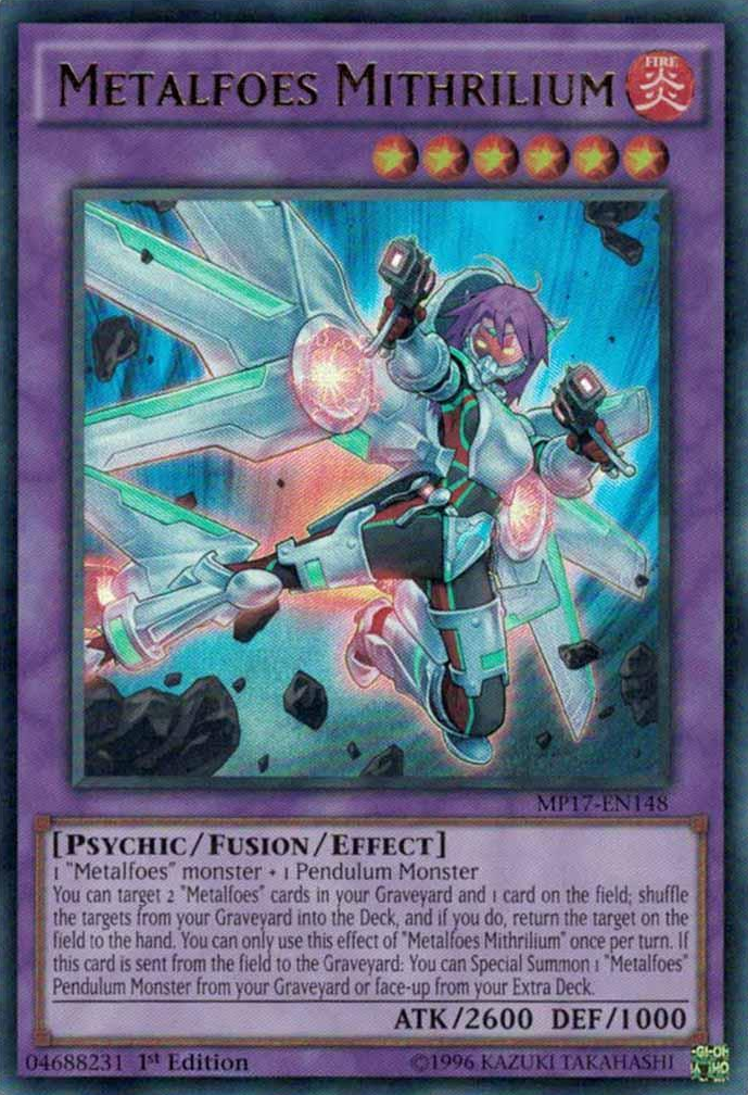Metalfoes Mithrilium [MP17-EN148] Ultra Rare 
