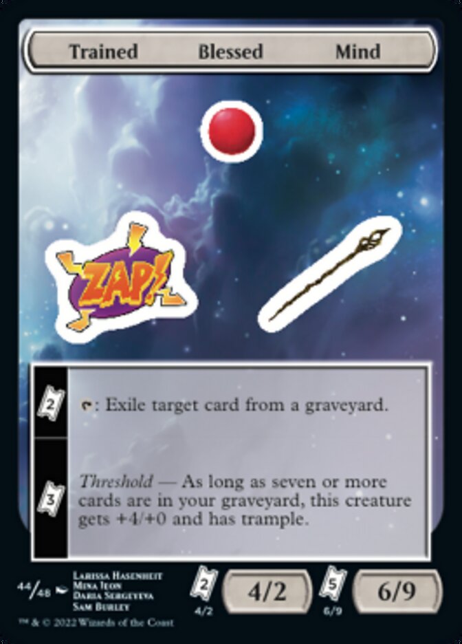Trained Blessed Mind [Unfinity Stickers] 