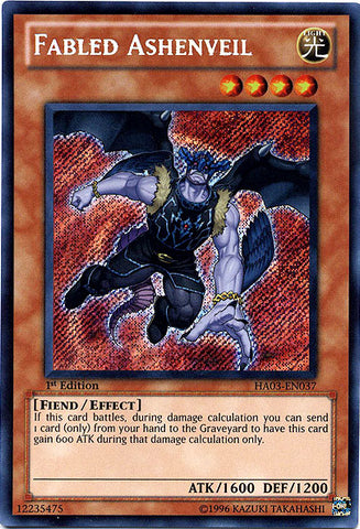 Fabled Ashenveil [HA03-EN037] Secret Rare 