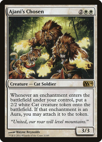 Ajani's Chosen [Magic 2014] 