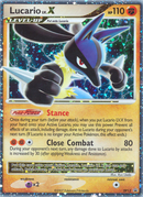 Lucario LV.X (DP12) [Diamond &amp; Pearl: Black Star Promos] 