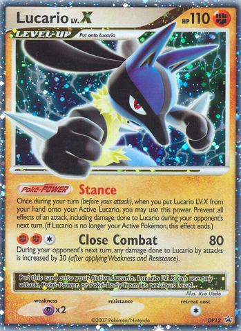 Lucario LV.X (DP12) [Diamond &amp; Pearl: Black Star Promos] 