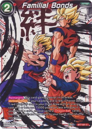 Family Bonds (Alternate Art) (BT7-021) [Special Anniversary Set 2020] 
