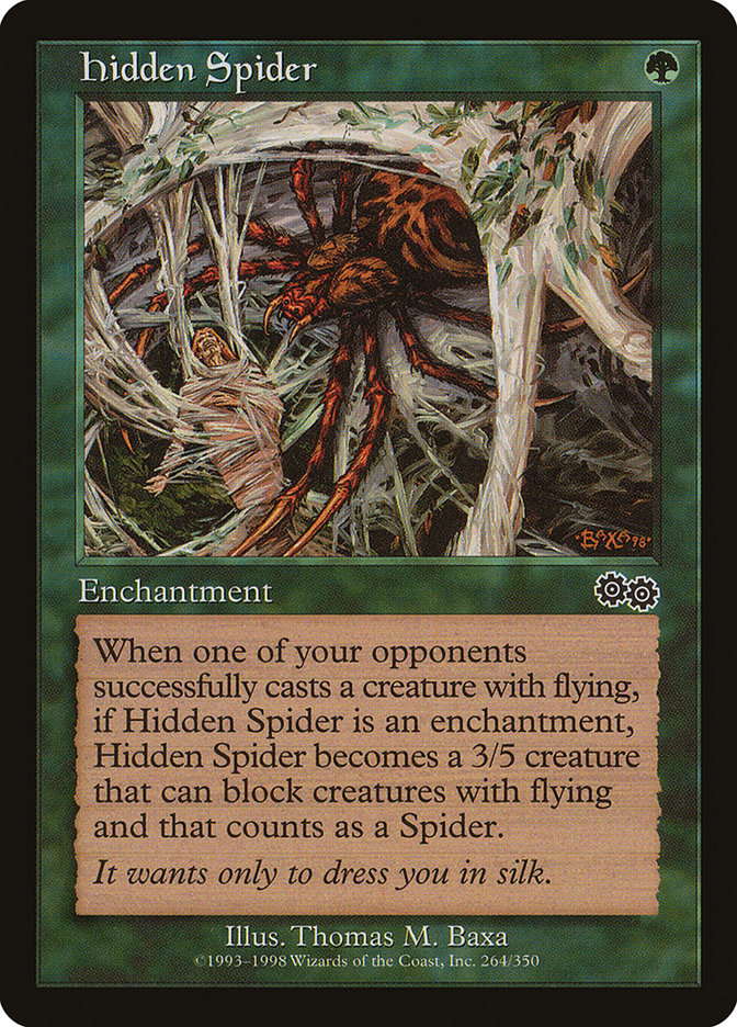 Hidden Spider [Urza's Saga] 