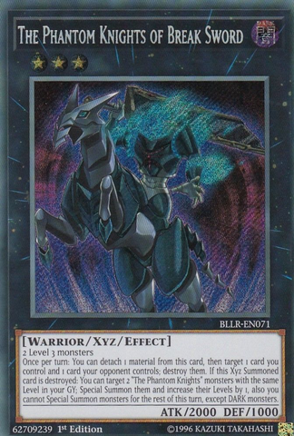 The Phantom Knights of Break Sword [BLLR-EN071] Secret Rare 