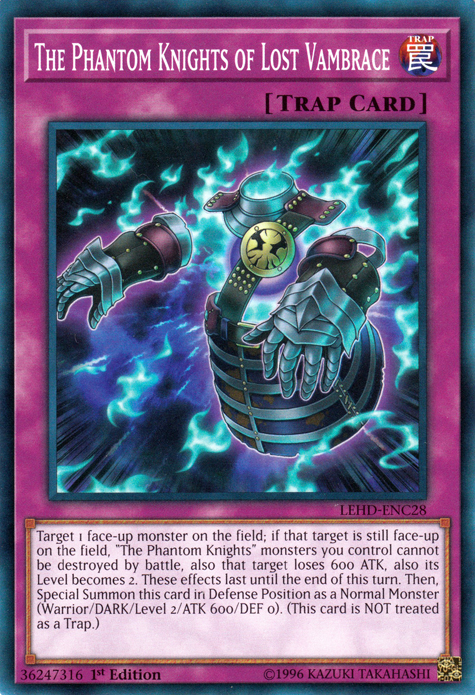 The Phantom Knights of Lost Vambrace [LEHD-ENC28] Common 