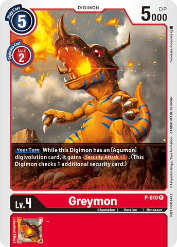 Greymon [P-010] [Promotional Cards] 