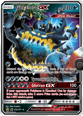 Guzzlord GX (63a/111) [Alternate Art Promos] 