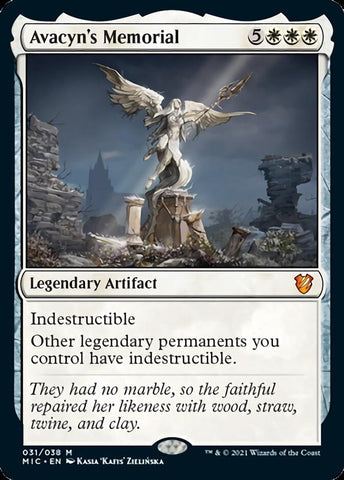 Avacyn's Memorial [Innistrad: Midnight Hunt Commander] 
