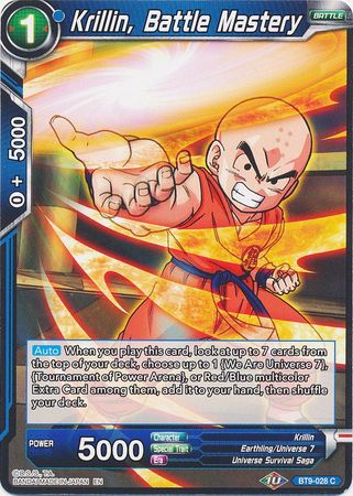 Krillin, Battle Mastery (BT9-028) [Universal Onslaught]