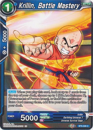 Krillin, Battle Mastery (BT9-028) [Universal Onslaught] 