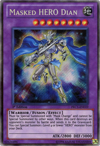 Masked Hero Dian [PRC1-EN019] Secret Rare 